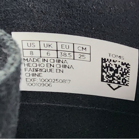 Toms Ankle Boots Mila Bootie Black Suede Leather Heel Slip On Ankle Strap Sz 8 - Picture 2 of 11